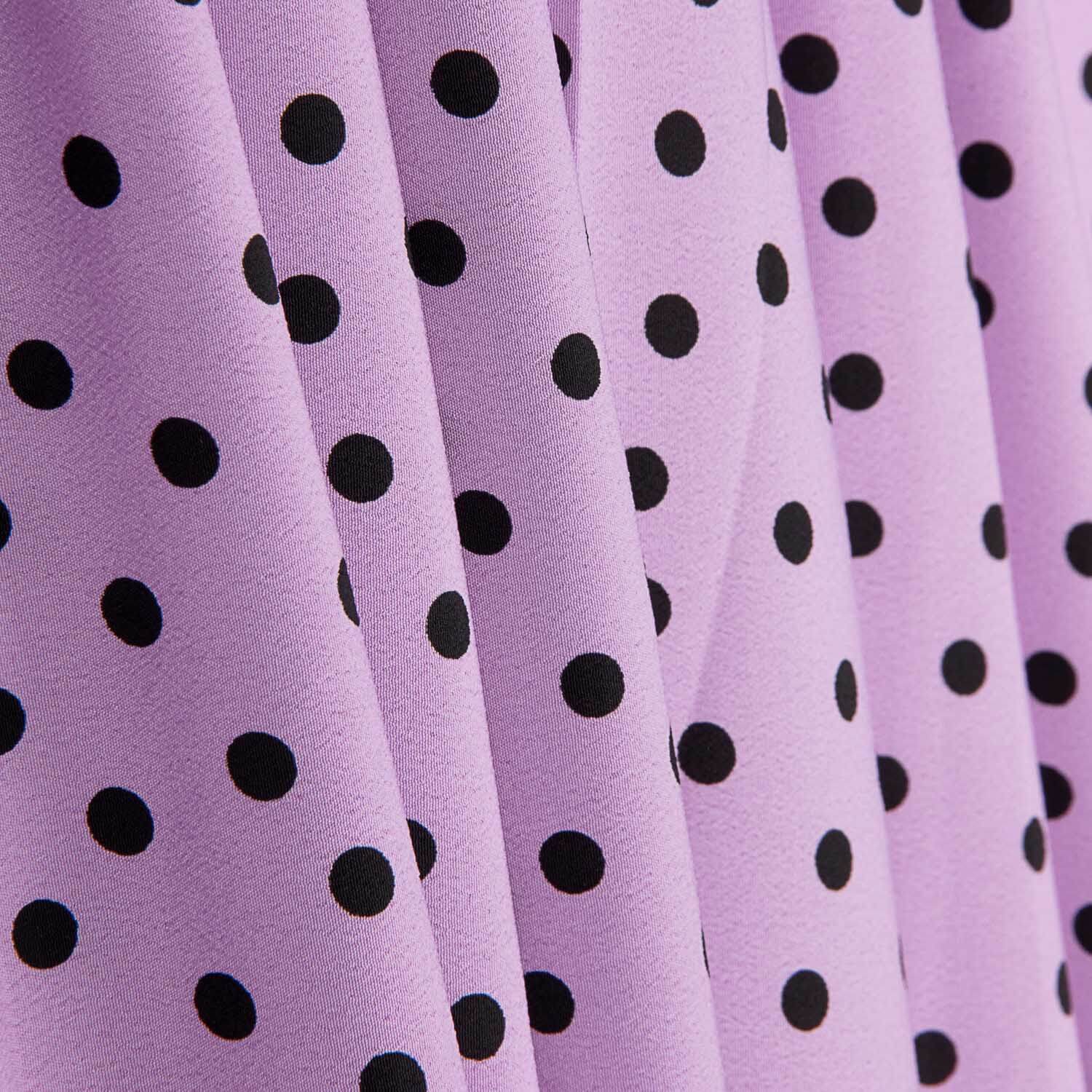 Koshibo Polka Dots 7 mm Mauve / Schwarz - Ribes y Casals
