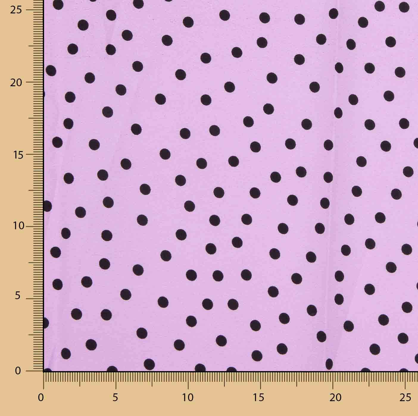 Koshibo Polka Dots 7 mm Mauve / Schwarz - Ribes y Casals