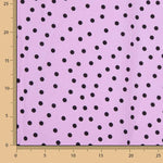 Koshibo Polka Dots 7 mm Mauve / Schwarz - Ribes y Casals