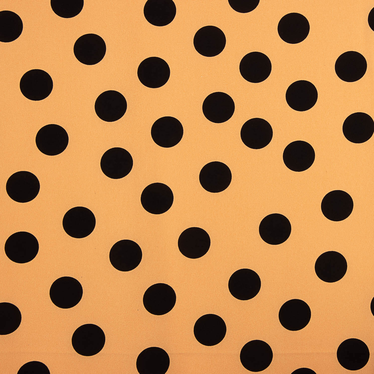 Koshibo Polka Dots 33 mm Papaya / Schwarz - Ribes y Casals