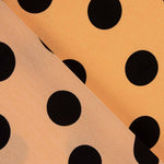 Koshibo Polka Dots 33 mm Papaya / Schwarz - Ribes y Casals