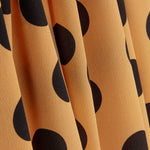 Koshibo Polka Dots 33 mm Papaya / Schwarz - Ribes y Casals