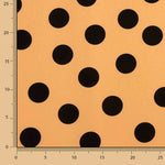Koshibo Polka Dots 33 mm Papaya / Schwarz - Ribes y Casals