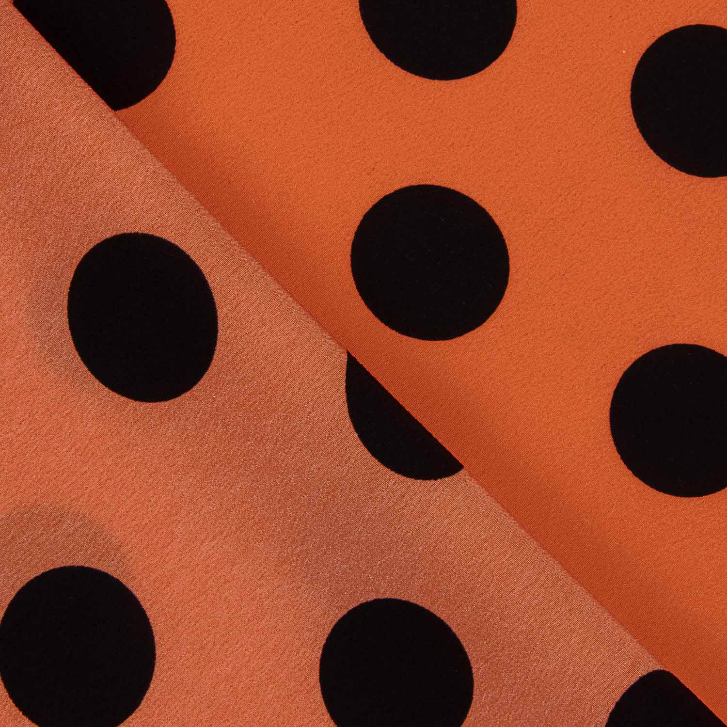 Koshibo Polka Dots 33 mm Burnt Orange / Schwarz - Ribes y Casals