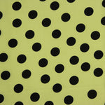 Koshibo Polka Dots 33 mm Grün / Schwarz - Ribes y Casals