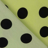 Koshibo Polka Dots 33 mm Grün / Schwarz - Ribes y Casals