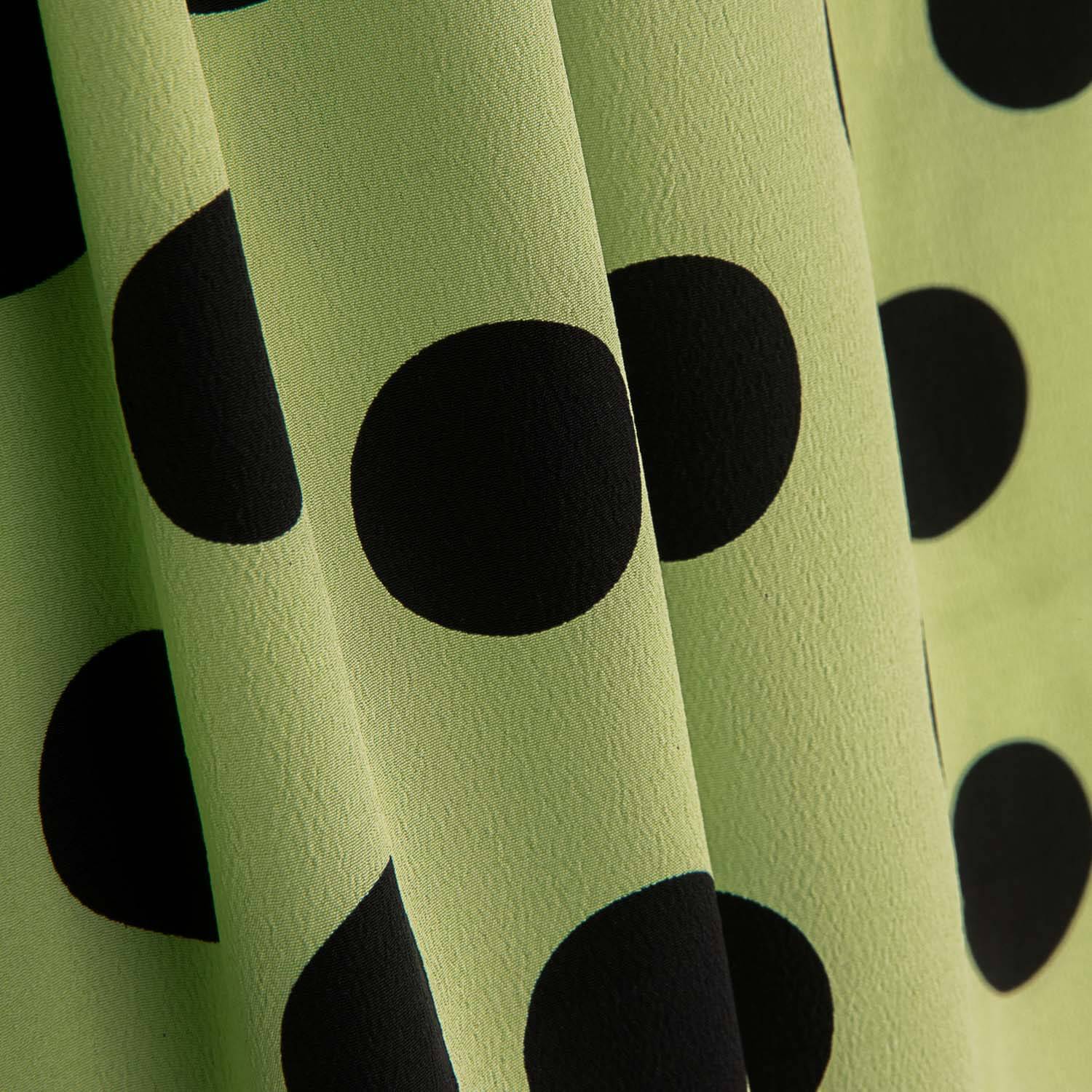 Koshibo Polka Dots 33 mm Grün / Schwarz - Ribes y Casals