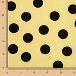 Koshibo Polka Dots 33 mm Vanille / Schwarz - Ribes y Casals