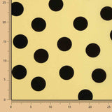 Koshibo Polka Dots 33 mm Vanille / Schwarz - Ribes y Casals
