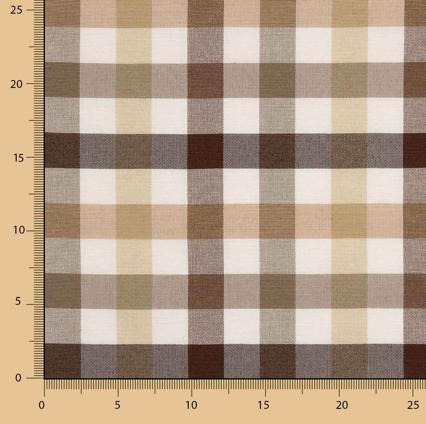 Segeltuch Multicolour Squares Browns - Ribes y Casals