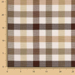 Segeltuch Multicolour Squares Browns - Ribes y Casals