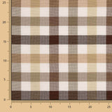 Segeltuch Multicolour Squares Browns - Ribes y Casals