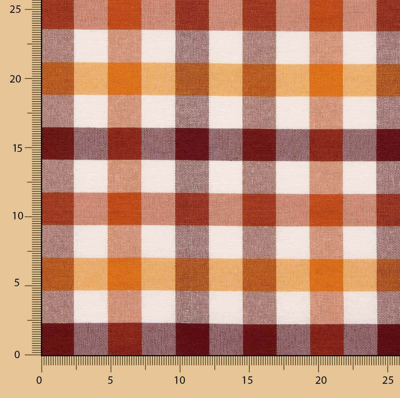 Segeltuch Multicolour Squares Orange - Ribes y Casals