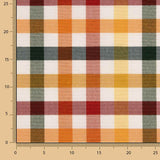 Grünes mehrfarbig kariertes Segeltuch - Ribes y Casals