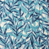 Krepp Viskose Dschungel Chic Blau - Ribes y Casals