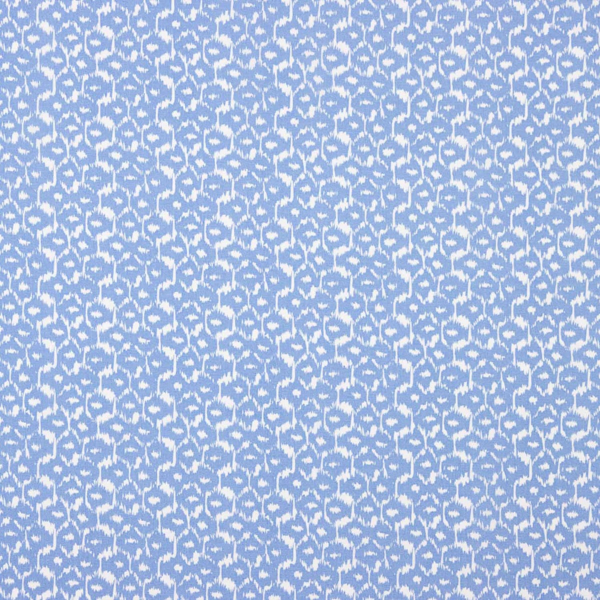Viskose-Ikat-Stoffrest, blau – verschiedene Längen, Breite 140 cm - Ribes y Casals