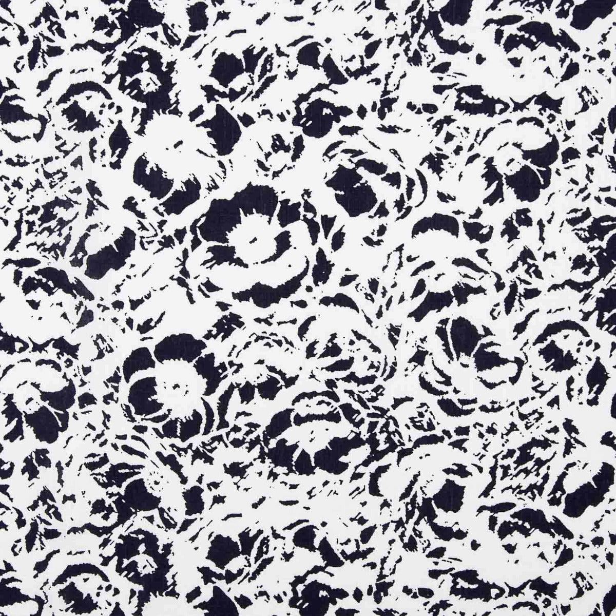 Leinen Polyester Noir Bloom - Ribes y Casals