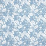 Denim-Hemd Shirtmaker Hellblau Palmenblätter - Ribes y Casals