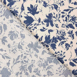 Bamboo Floral Popeline Blau - Ribes y Casals