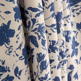 Bamboo Floral Popeline Blau - Ribes y Casals