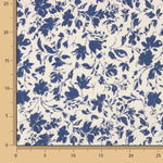 Bamboo Floral Popeline Blau - Ribes y Casals
