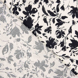 Bamboo Floral Schwarz Popeline - Ribes y Casals