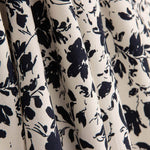 Bamboo Floral Schwarz Popeline - Ribes y Casals