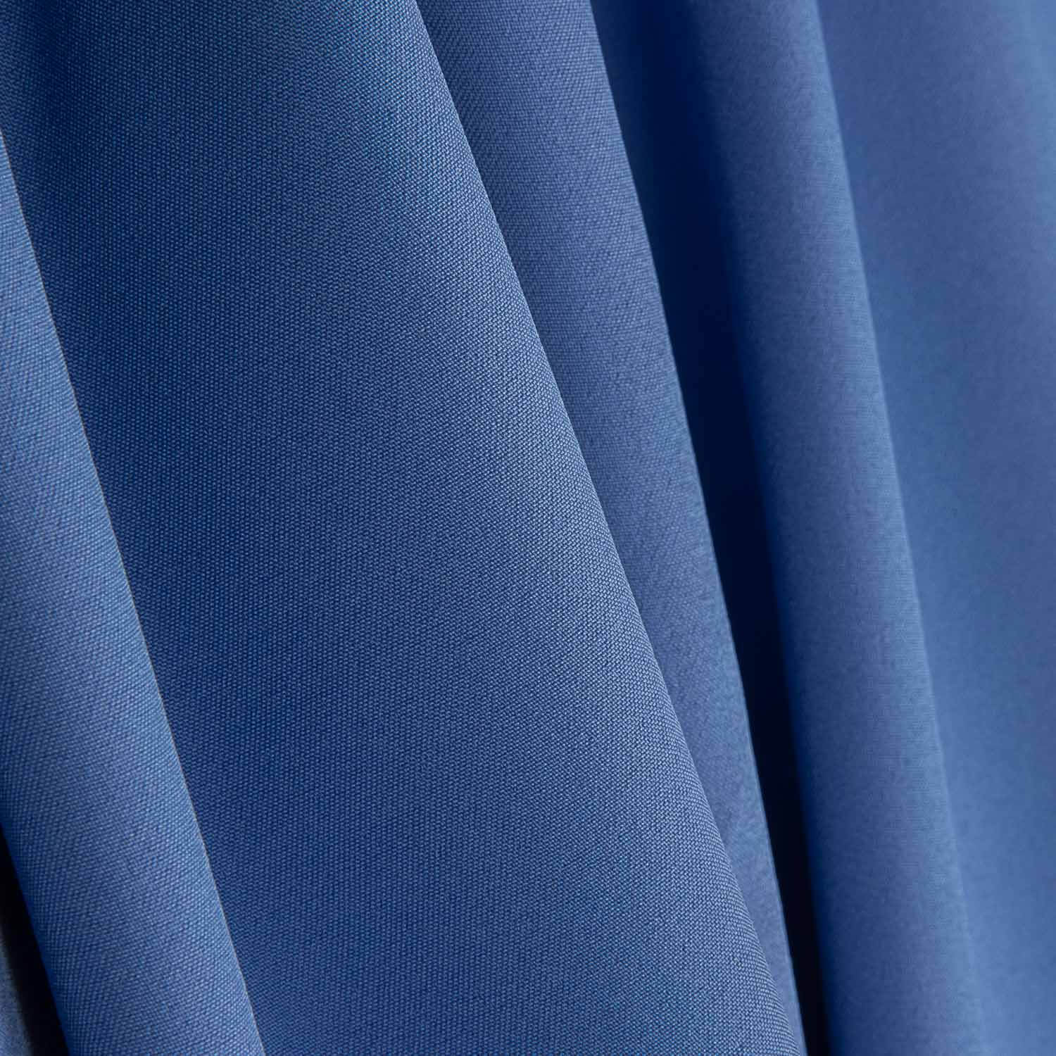 Gabardine-Trenchcoat mit dehnbarem Stoff in Serenity-Blau - Ribes y Casals