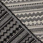 Canvas-Jacquard-Polsterung Ethnisch Schwarz - Ribes y Casals