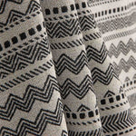 Canvas-Jacquard-Polsterung Ethnisch Schwarz - Ribes y Casals