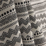 Canvas-Jacquard-Polsterung Ethnisch Schwarz - Ribes y Casals