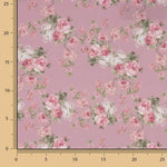 Viyela bedruckt mit Rosenmuster „Provenza Rosa“ - Ribes y Casals