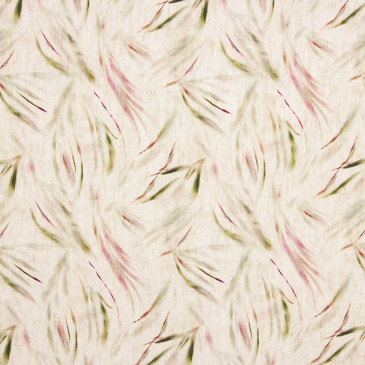 Viskose und Leinen Botanical Green Print - Ribes y Casals