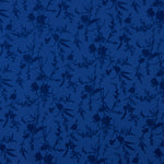 Koshibo Blue Beflockte blaue Blumen Intensives Blau - Ribes y Casals