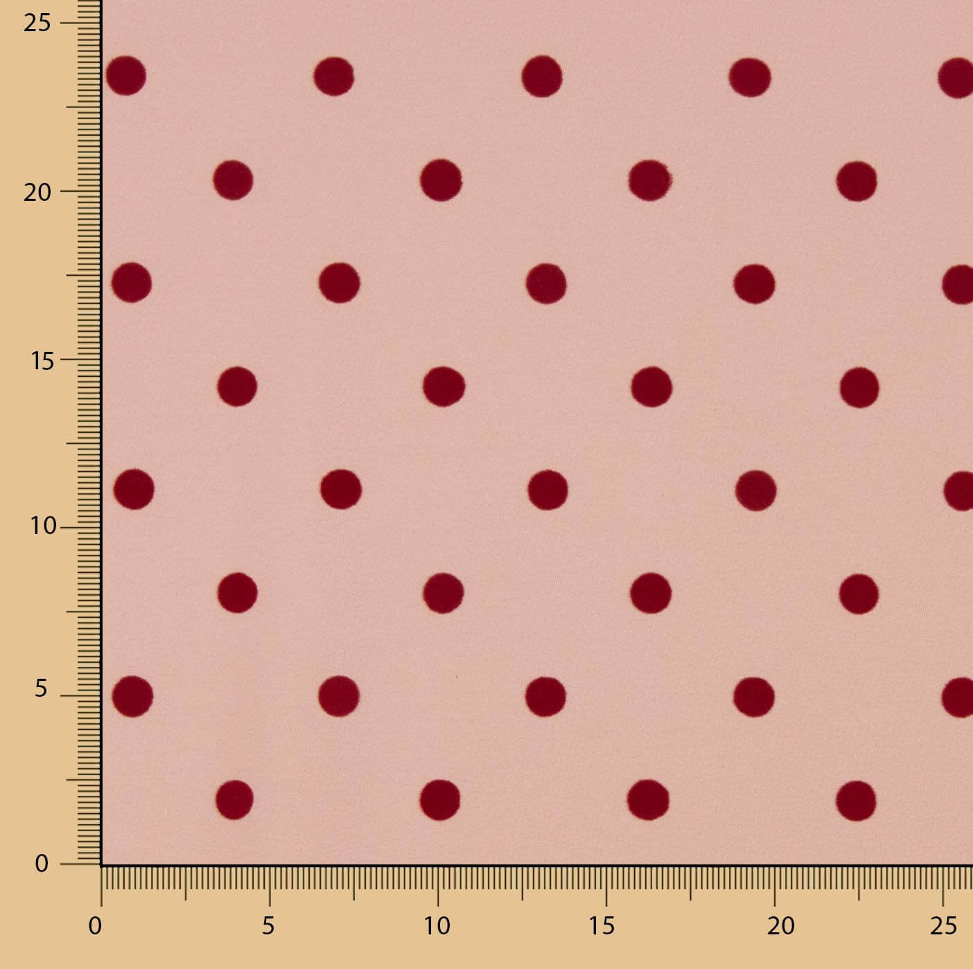 Koshibo Schwebendes Make-up Maroon Dots - Ribes y Casals