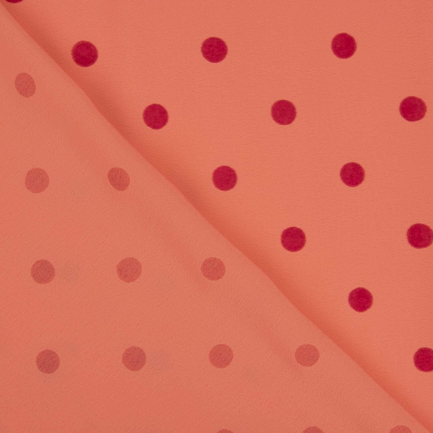 Koshibo Koralle Beflockt Fuchsia Polka Dot Koralle - Ribes y Casals