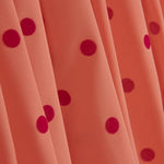 Koshibo Koralle Beflockt Fuchsia Polka Dot Koralle - Ribes y Casals
