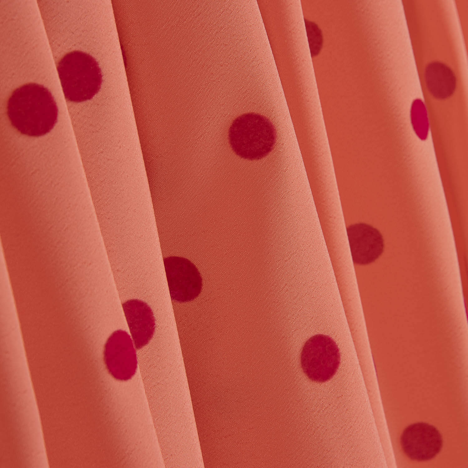 Koshibo Koralle Beflockt Fuchsia Polka Dot Koralle - Ribes y Casals