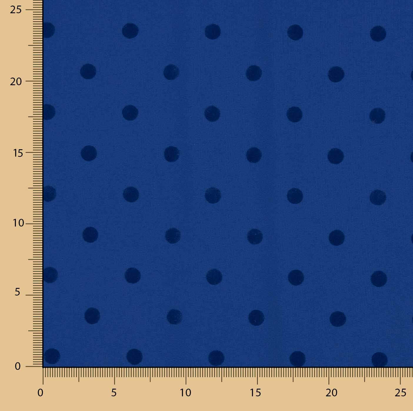 Koshibo Bläulich beflockt Blau Polka Dot Intensiv Blau - Ribes y Casals