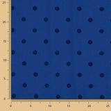 Koshibo Bläulich beflockt Blau Polka Dot Intensiv Blau - Ribes y Casals