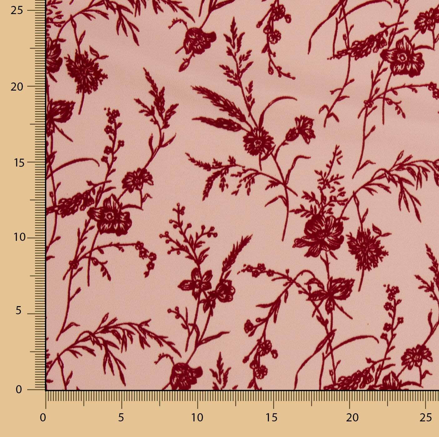 Koshibo Schwebende Make-up Blumen Granat - Ribes y Casals