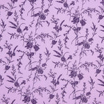 Koshibo Mauve Beflockte Mauve Blumen Intensives Flieder - Ribes y Casals