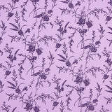 Koshibo Mauve Beflockte Mauve Blumen Intensives Flieder - Ribes y Casals