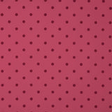 Stoffrest Koshibo Erdbeere Flockdruck Punkte Fuchsia – verschiedene Maße x Breite 150 cm - Ribes y Casals