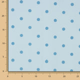 Koshibo Celeste beflockt Polka Dot Blau - Ribes y Casals