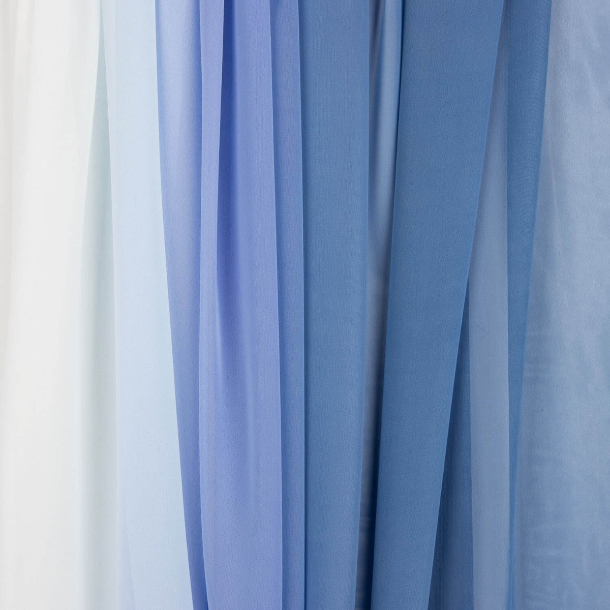 Blaue Degradé bedruckte Gaze - Ribes y Casals