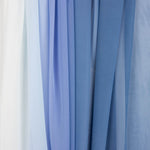Blaue Degradé bedruckte Gaze - Ribes y Casals
