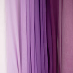 Bedruckte Gaze in Lavendel und Violett Degradé - Ribes y Casals