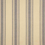Stoffrest: Bedruckte Matte mit blauen Streifen – verschiedene Maße x Breite 160 cm - Ribes y Casals
