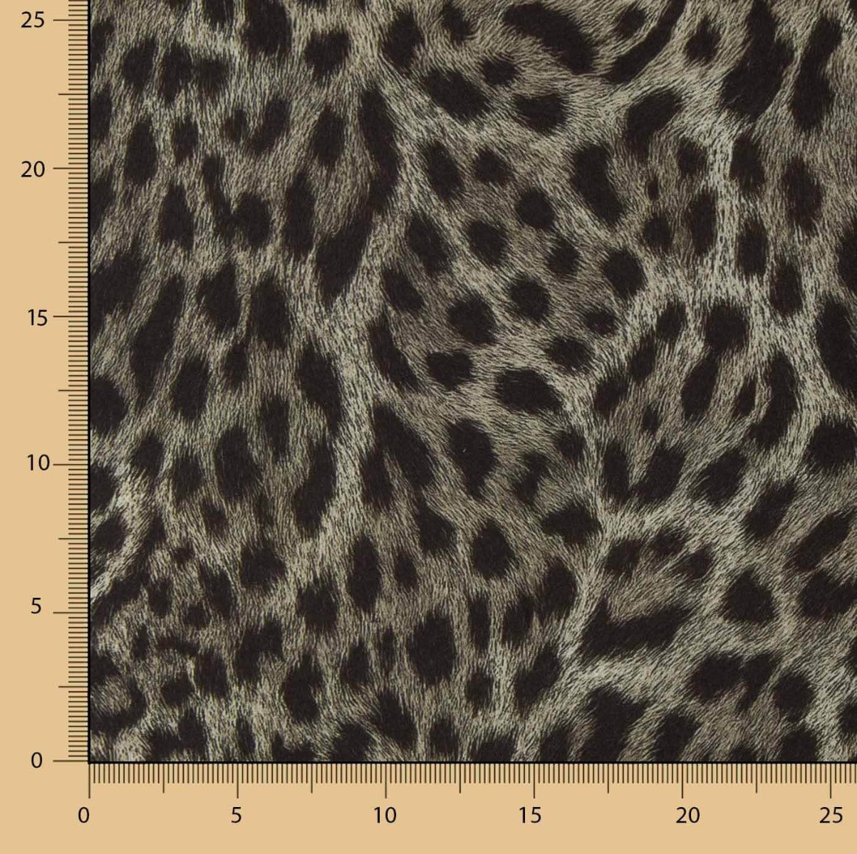 Flaches Tiermuster Leopard Grün - Ribes y Casals